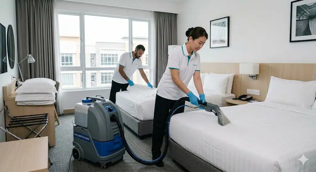 Commercial mattress cleaning for Airbnb and hotels Klang Valley