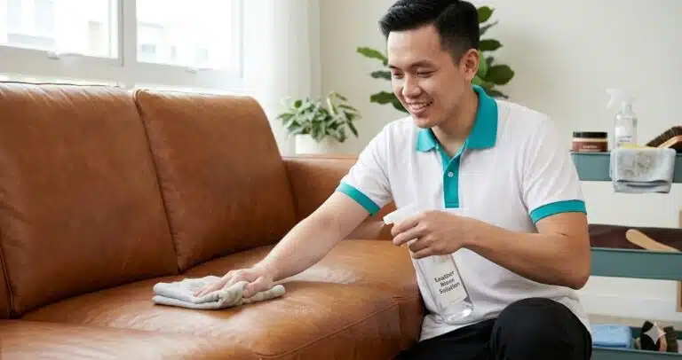Leather Sofa Cleaning Treatment style=