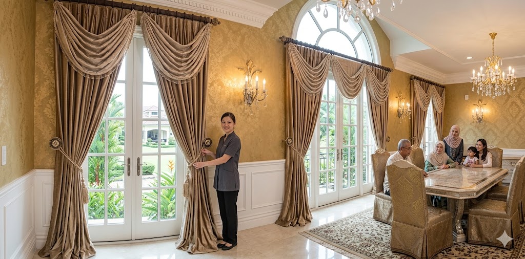 Custom curtains and drapes design supply installation — Klang Valley Malaysia Nine Illusion Design