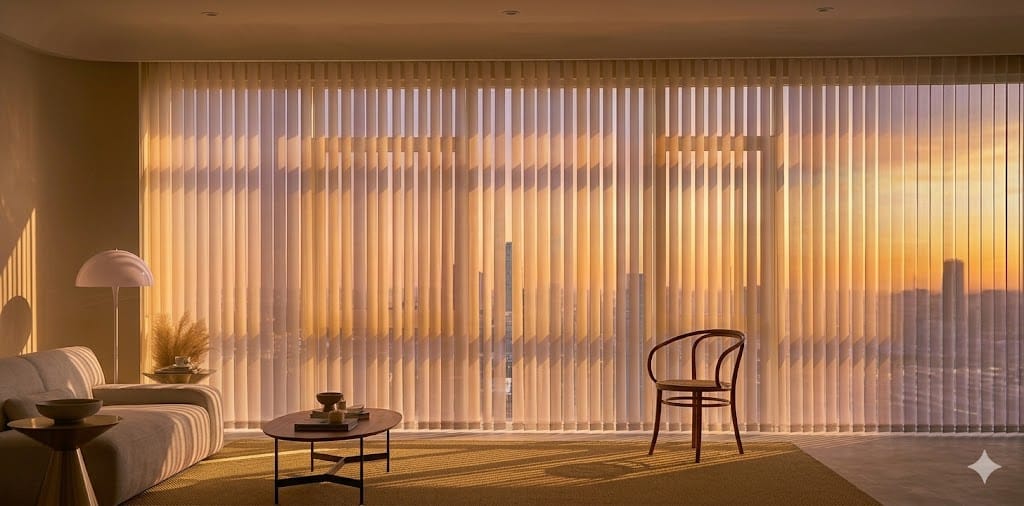 Vertical blinds and panel blinds supply and installation — Klang Valley Nine Illusion Design