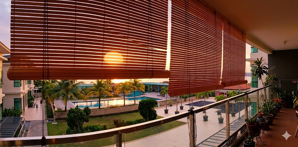 Wooden blinds and bamboo blinds supply and installation — Nine Illusion Design Puchong Klang Valley
