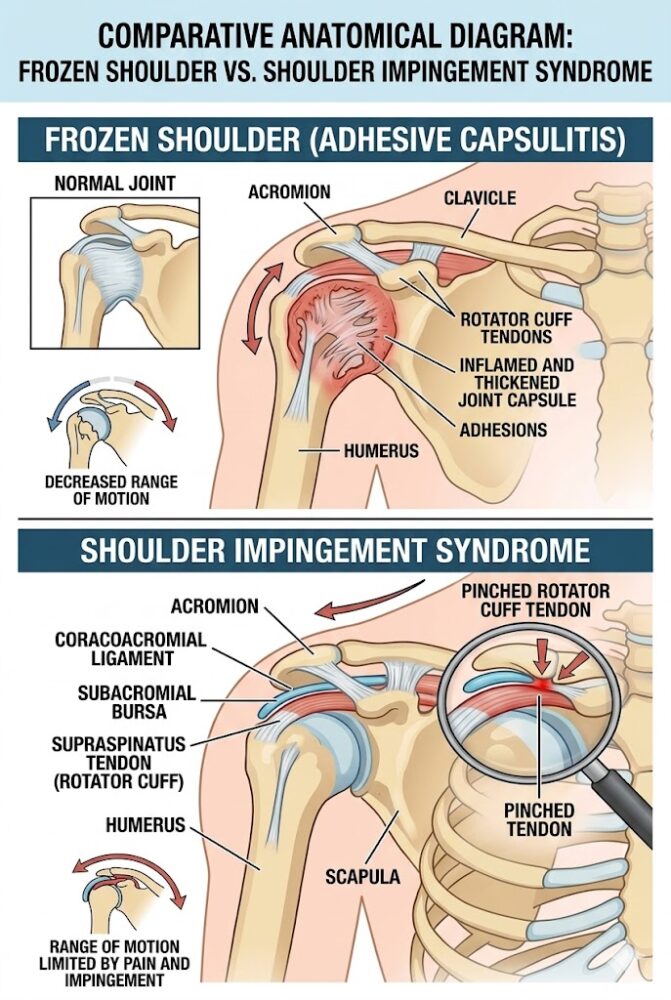 Frozen Shoulder Diagram