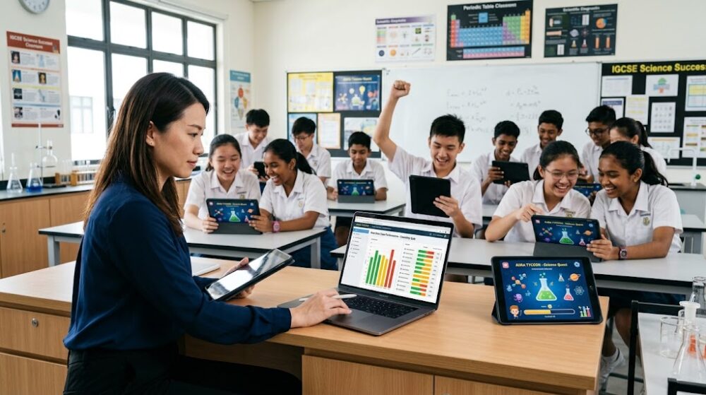 Aura Tycoon: Gamified Science Revision App for Cambridge IGCSE