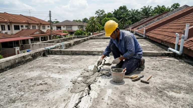 Bumbung Konkrit Bocor: Punca dan Cara Kalis Air