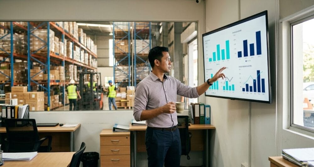 Business intelligence reporting dashboard built for a Malaysian operations manager - Service Pro Digital Hub open territory
