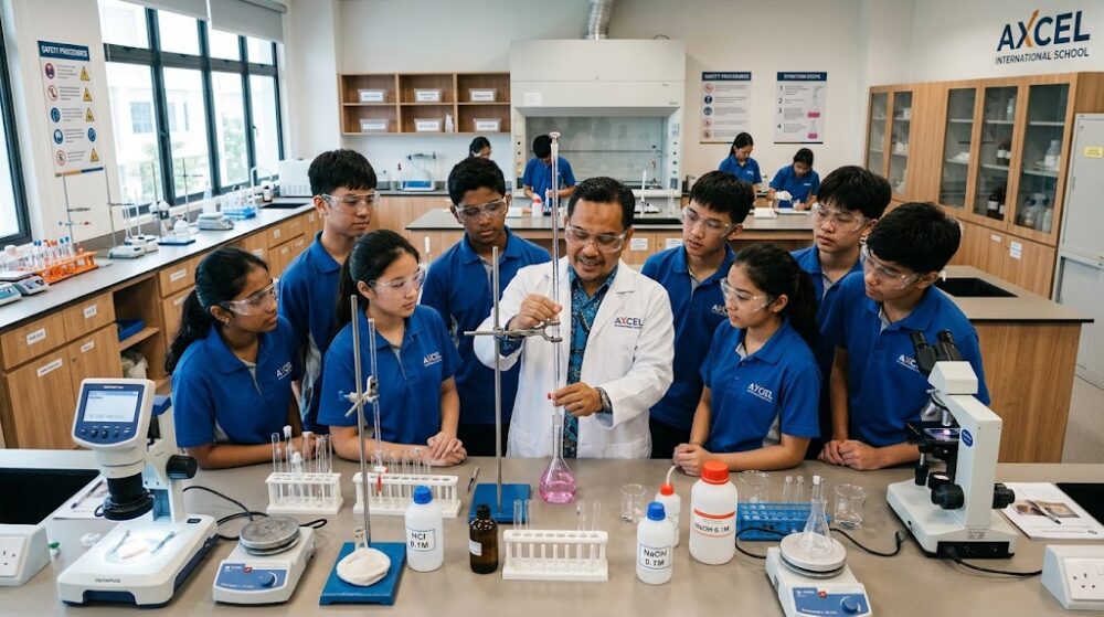 Axcel Puchong Cambridge Primary and Secondary Science Laboratories and Classrooms