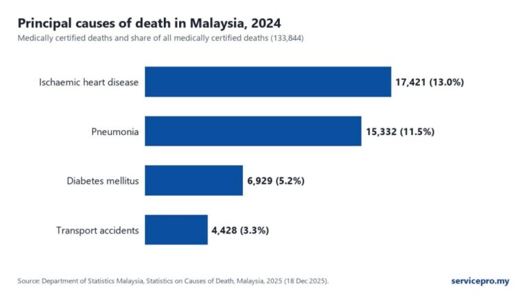 Leading Causes of Death in Malaysia: 2024 Statistics