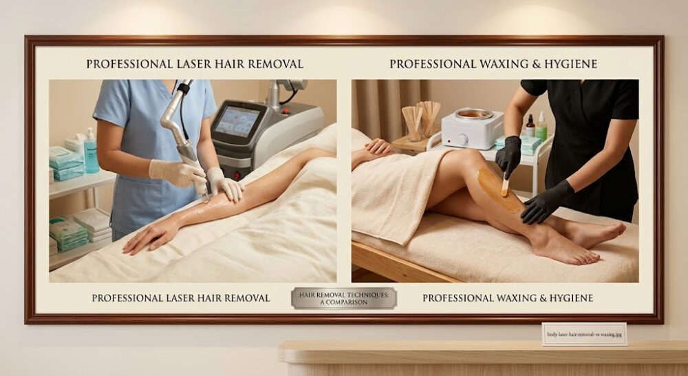 body laser hair removal vs waxing