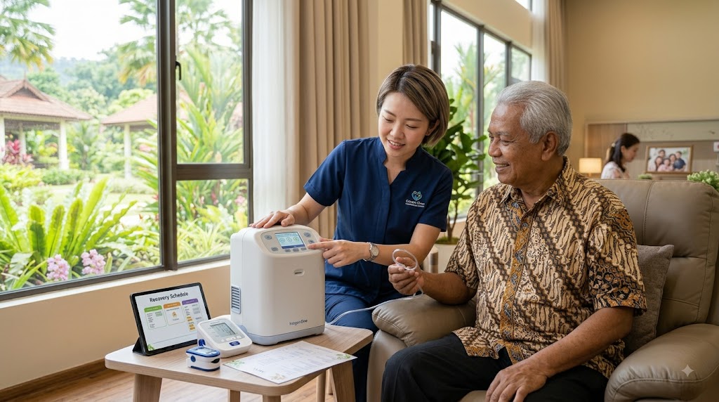 Renting hospital-grade beds and oxygen concentrators ensures a safe recovery environment at home.
