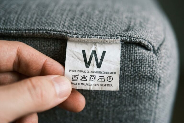 body sofa fabric code tag