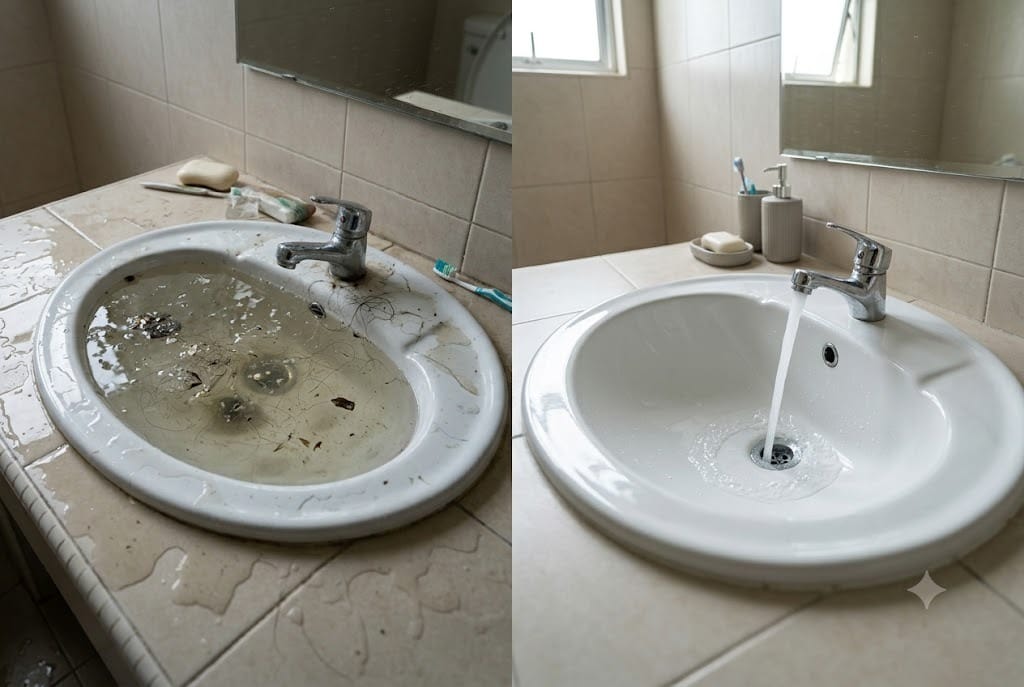 plumbing service in Subang Jaya — completed result showing quality workmanship, satisfied homeowner