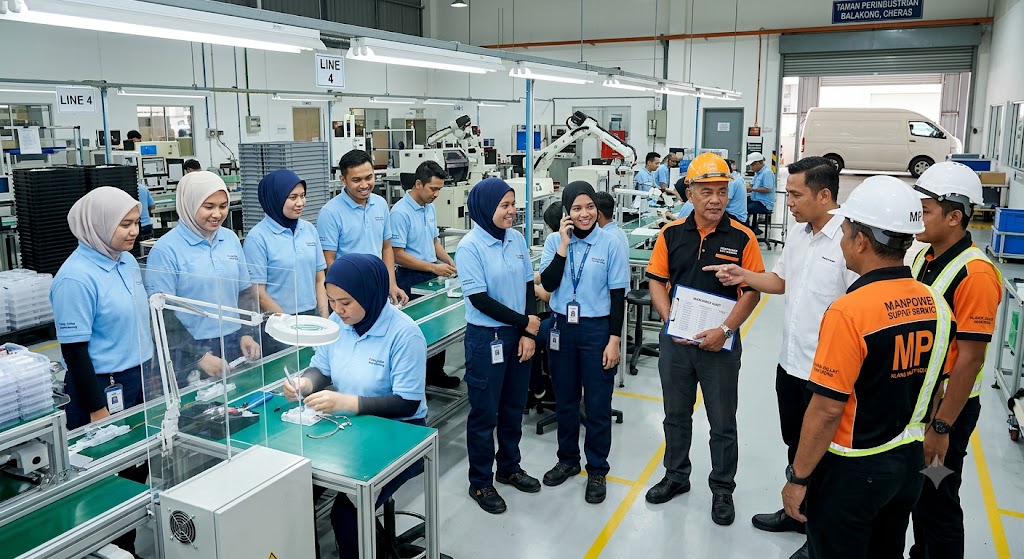 Lonson factory manpower operators deployed at a Klang Valley manufacturing facility Malaysia — Service Pro B2B Hub exclusive verified partner