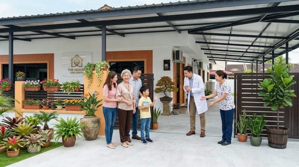 The Healer Single Storey Facility Front View