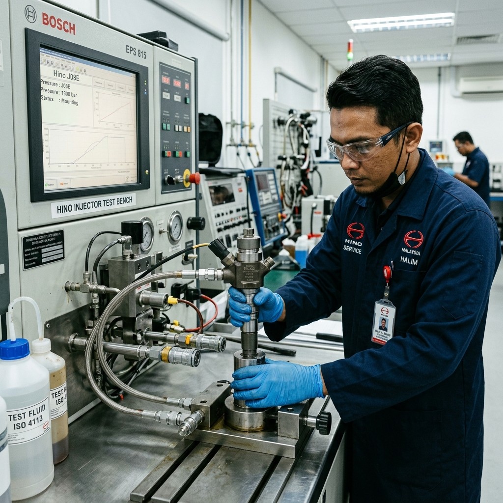 Hino Fuel Injector Cleaning