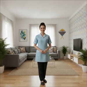 Professional part time maid in kepong โ technician arriving at Malaysian home